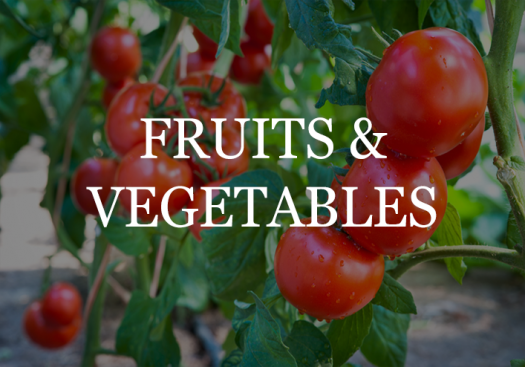 fruits and vegetables